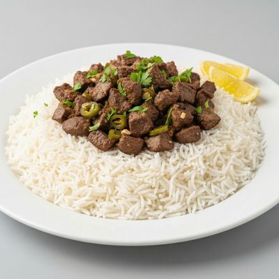 Alexandrian rice with liver