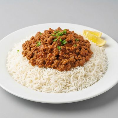 Rice with minced meat
