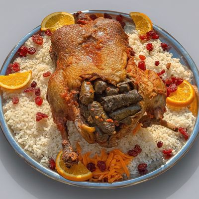 Rosto Duck with Basmati Rice and Nuts