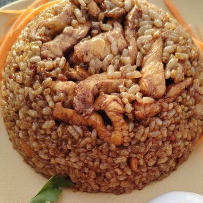 Fried rice with chicken