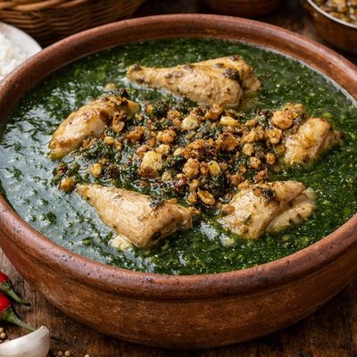 Molokhia with chicken