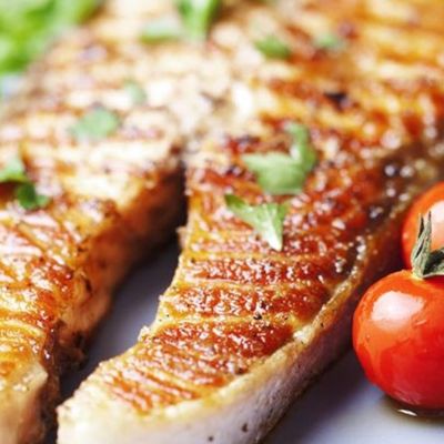 Half kilo grilled salmon fish