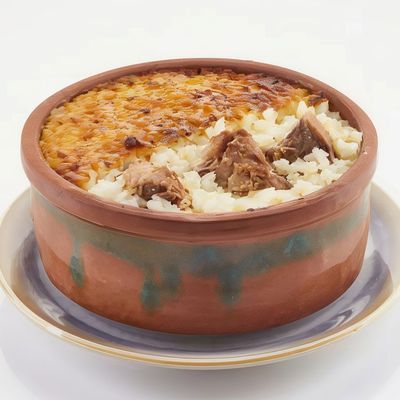Oven Baked Rice With Meat Casseroles
