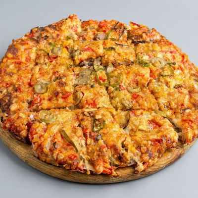 Oriental Pastrami Pizza