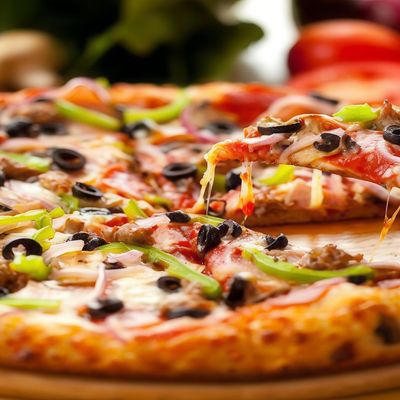 Italian Pizza with Pastrami