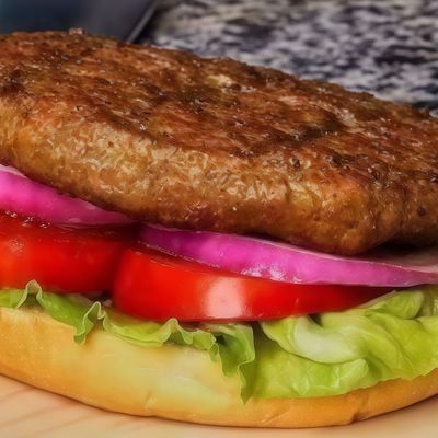 Single Meat Burger
