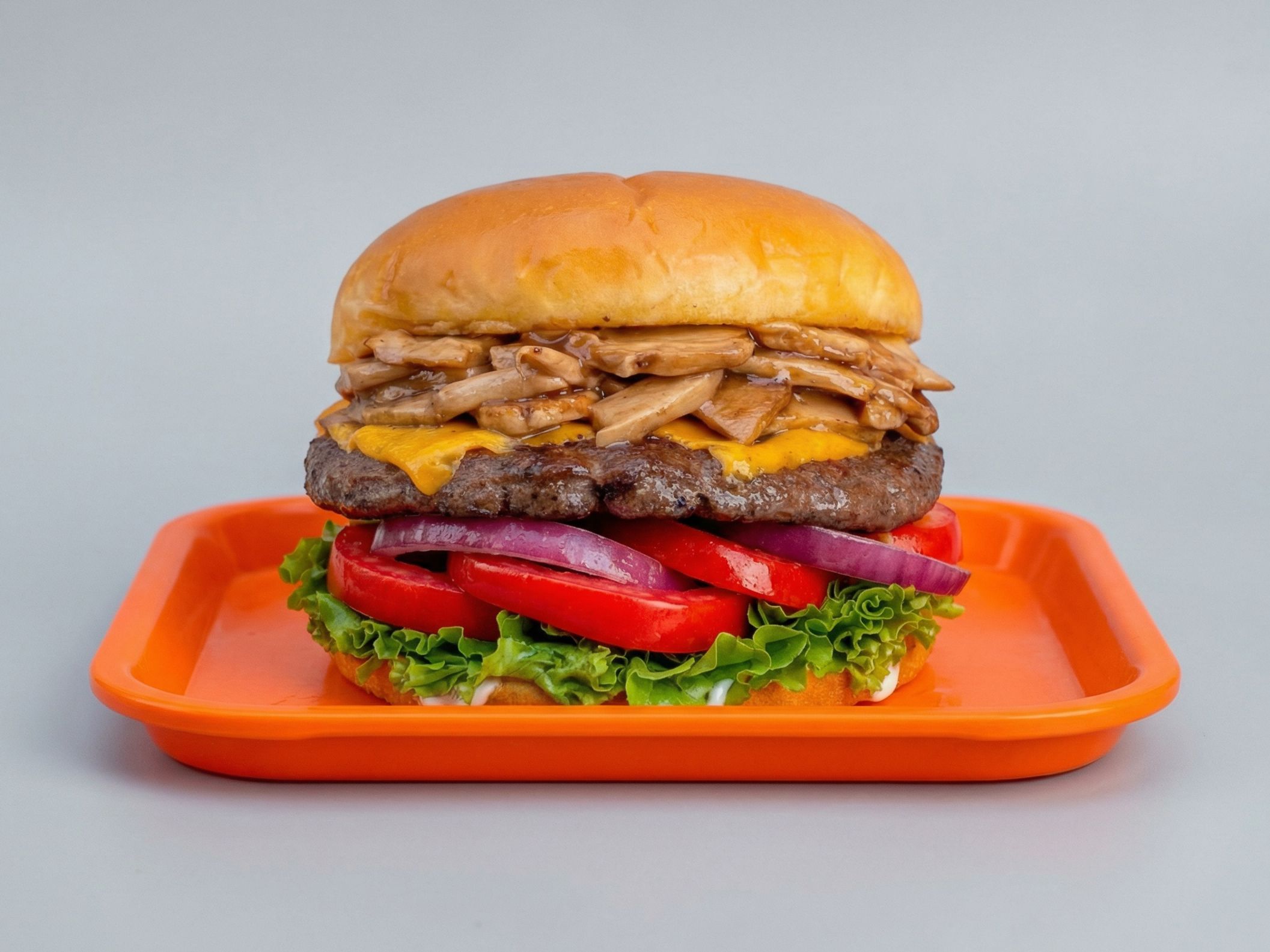 Special Mushroom Beef Burger