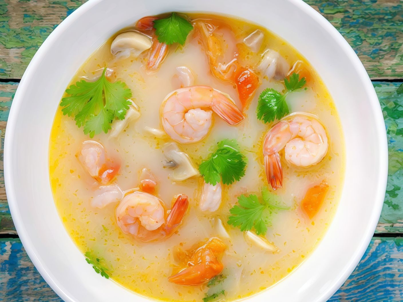 Peeled Shrimp Soup