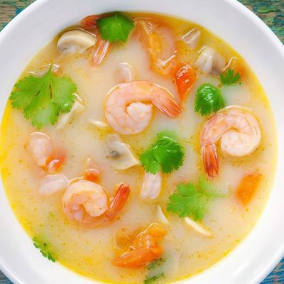 Peeled Shrimp makhlih Soup