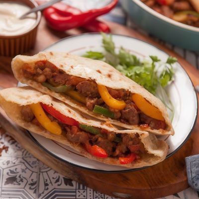 Sausage Potatoes Sandwich