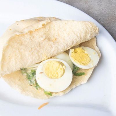 Boiled Eggs Sandwich