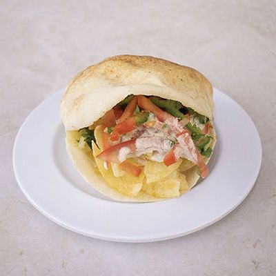Shrimp Potatoes Tomato Slices