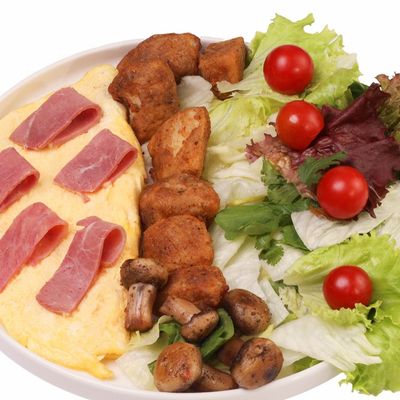 Beef Bacon Omelette