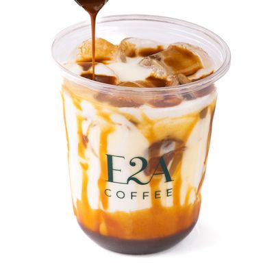 Salted Caramel Iced Coffee