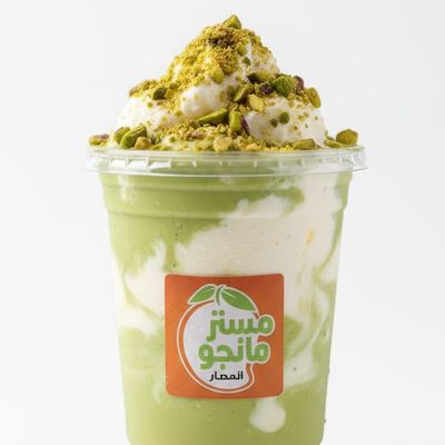 Pistachio Juice with Ice Cream
