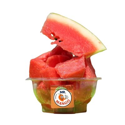 Watermelon pieces with Ice