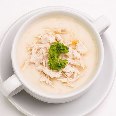 شوربة كريمة الدجاج