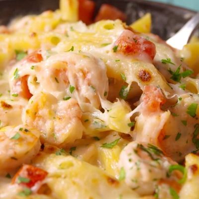 Seafood Valentino Casserole Spicy
