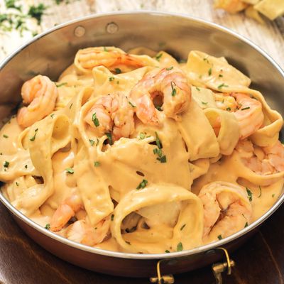 Shrimps Pappardelle