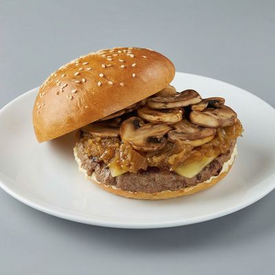 Mushroom Beef Burger