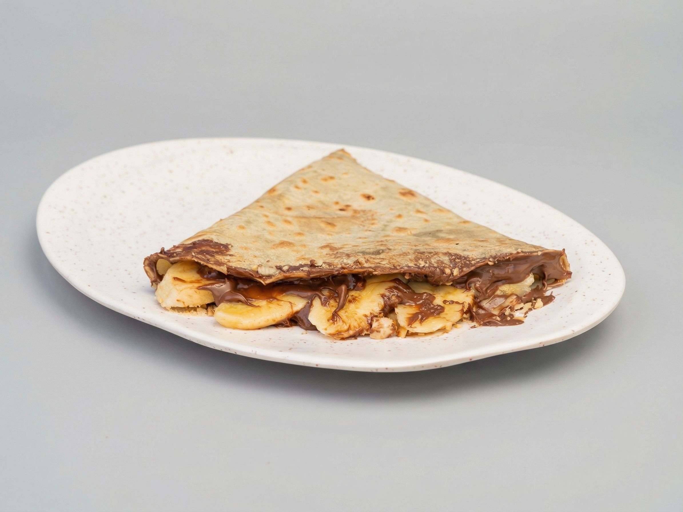 Fasting Crepe With Chocolate And Banana