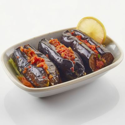 Plate with Eggplant