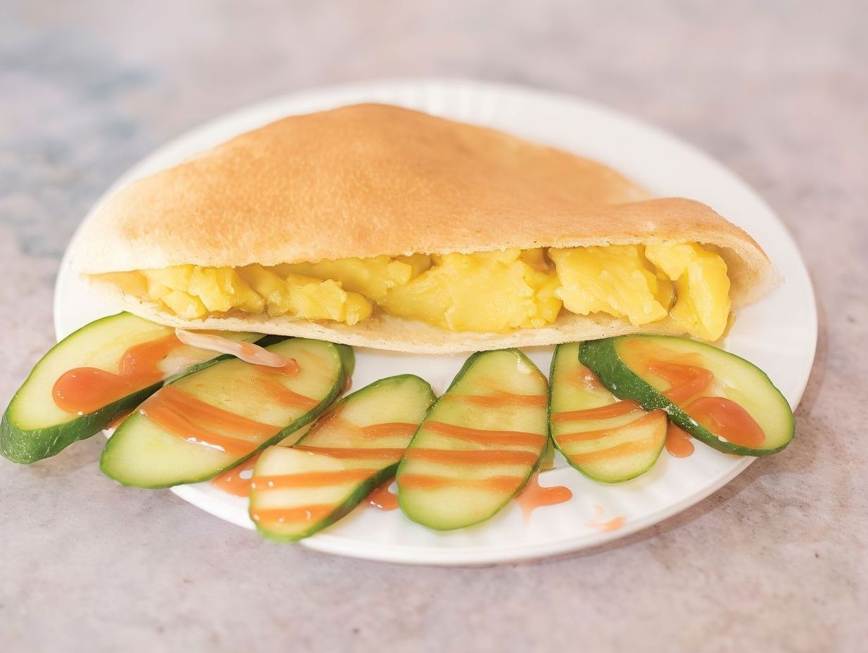 Sandwich Fried Egg Puree