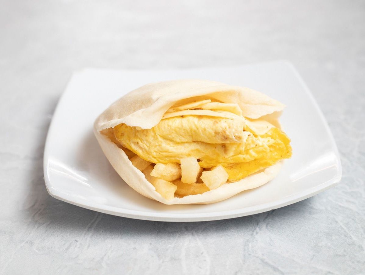 Sandwich Fried Egg Potatoes
