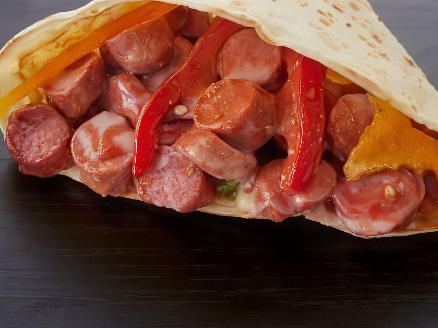 Crepe Hot Dog