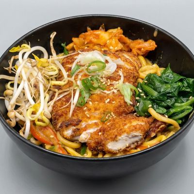 Chicken Ramen with Japanese Curry Sauce