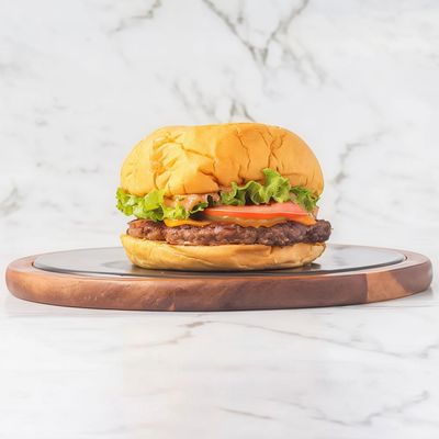 Bun Plain Beef Burger