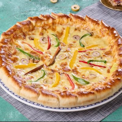 Italian Stramboli Pizza with Meat