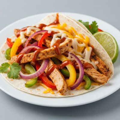 Thai Chicken Roll (Mexican bread)