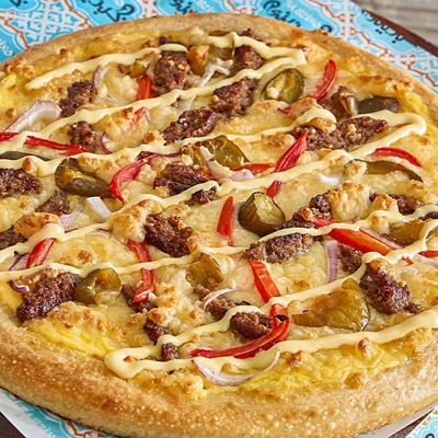 Cheese Burger Italian Pizza
