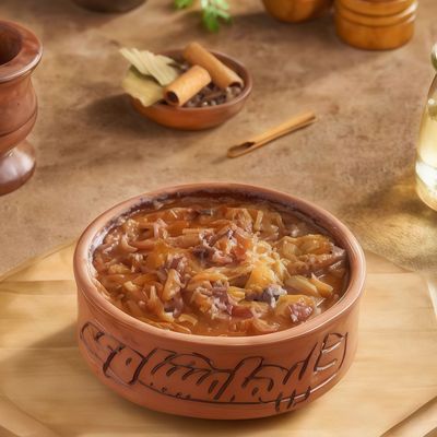 Meat With Onions Casserole