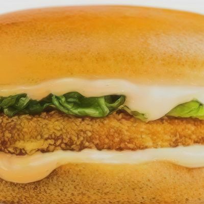 Chicken Mushrom Burger BBQ