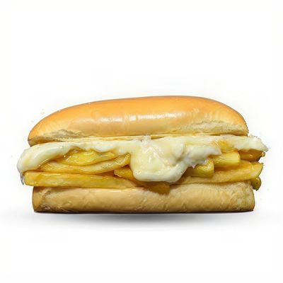 Syrian mozzarella potato sandwich