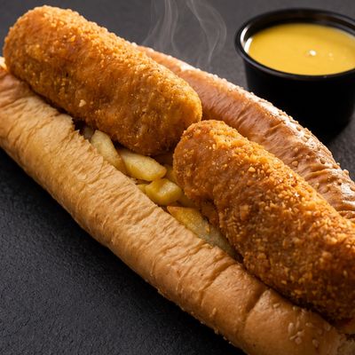 ساندويتش رول دجاج فرنسي