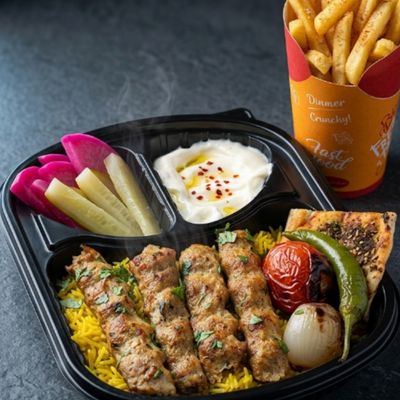 وجبة كفتة الدجاج