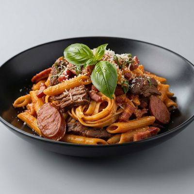 Mixed Meat Pasta