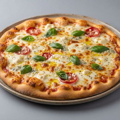 Mixed Cheese Pizza Oriental