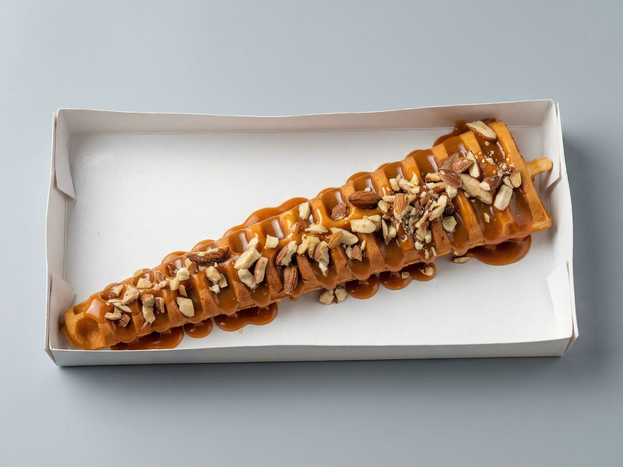 caramel stick waffle