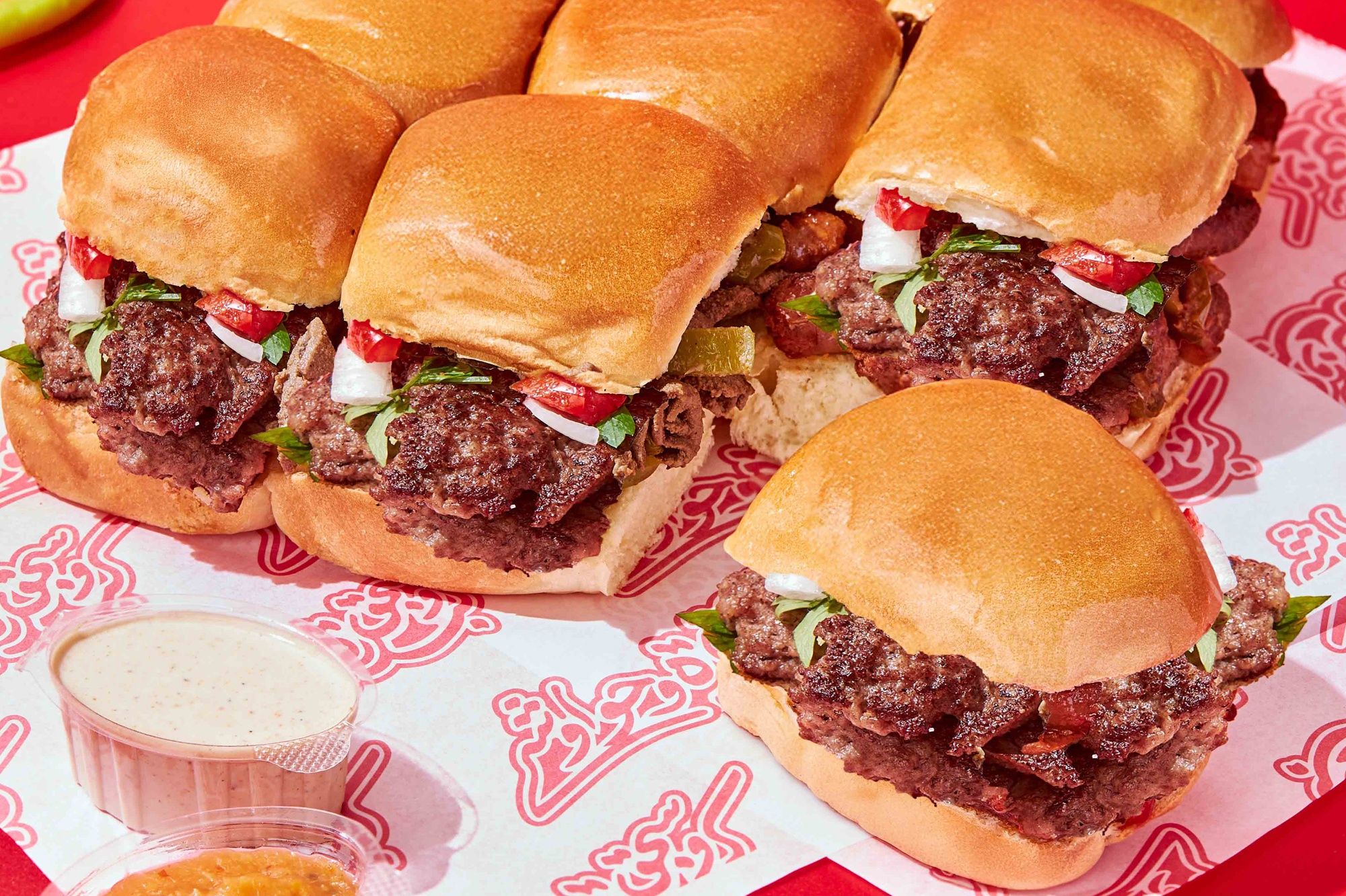 Smashed Kofta Sliders
