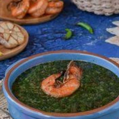 Molokhia With Shrimp