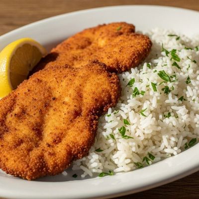 Chicken Pane-Rice