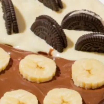 Oreo and Banana Waffle