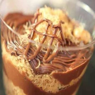 Nutella Kunafa Cup