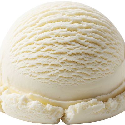 Vanilla ice cream scoop