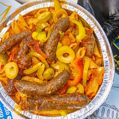 Grilled Sadough Pasta