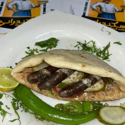 Baladi grilled sodok sandwich